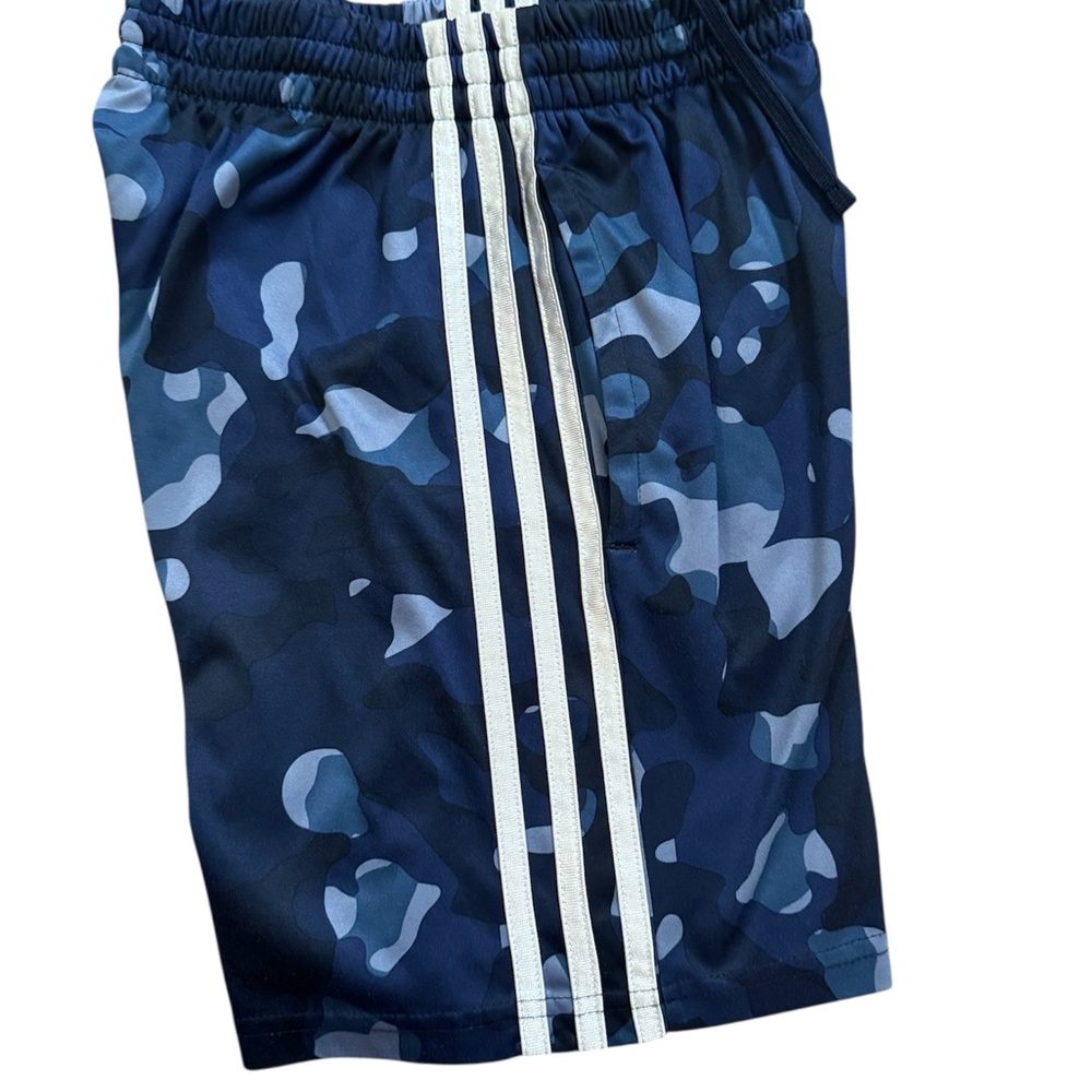 adidas Kids Camo Shorts - Blue and White